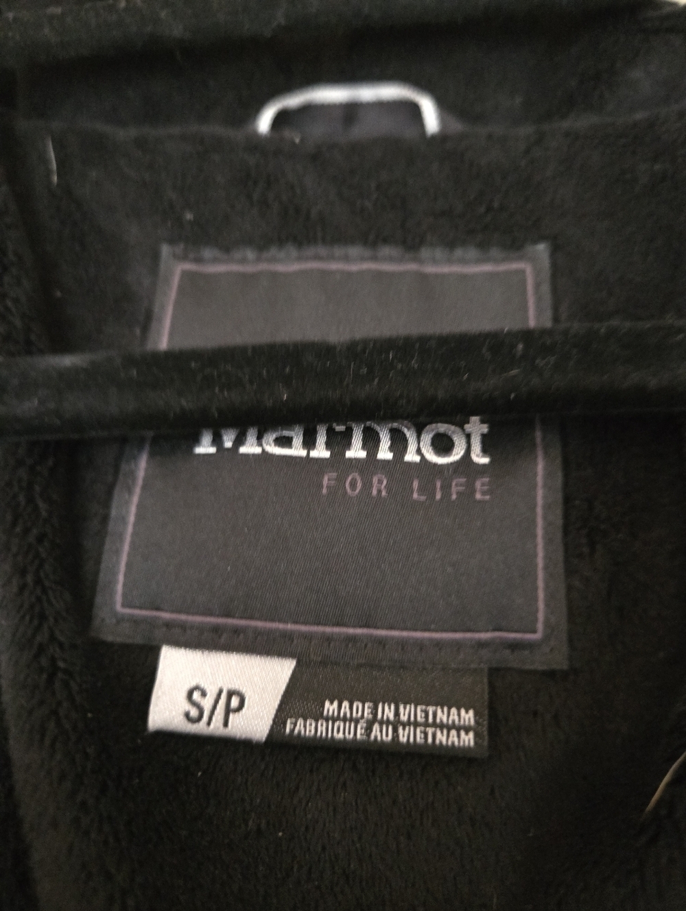 Marmot | Women's 'Montreaux' Black Insulated Long Puffer Coat, Size S - Picture 9 of 16